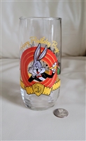 Warner Bros Bugs Bunny 50th Anniversary Drinking Glass 1990
