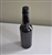 Vintage brown glass bottle with cork stopper for collectible storage and home decor
