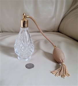 French VCA Crystal atomizer perfume bottle collectible bottles for gifting and display