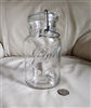 Vintage Ball Ideal clear glass jar QT pantry kitchen accessories home decor