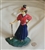 Vintage 1950s Cast Iron Lady Golfer Doorstop Hand Painted Victorian Style Decorative Bookend