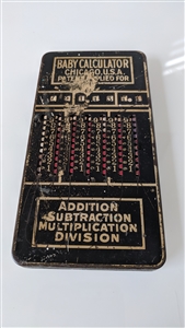 Collectible Pocket Calculator circa 1917 to 1928