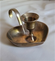 Heart shaped brass single candle holder home decor great display and gift idea