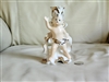 Wales, Japan cherub single candle holder vintage porcelain home decor.