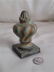 Cast metal paperweight finial decor storage small home decor for any room elegant finials for any room
