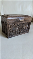 Lerner plastic storage chest desk organizer vintage collectible box with elegant decor home display