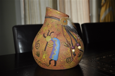 Kokopelli vase