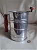 Vintage  metal flower sifter, Bromwells Aerator, agitator, kitchen accesory.