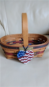 Longaberger 1993 All Star Sponsor Woven Storage Basket 8 Inch