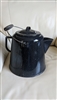Huge Enamel campfire coffee cooking pitcher camping accessories vintage collectibles