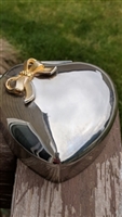 SANKYO metal heart shaped music box