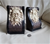 preowned vintage lego japan zeus chalkware bookends