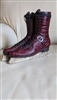 Vintage or antique skates hard plastic display winter sports decoration.
