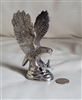 Hampshire Bald Eagles metal silver plated figurine home, desk decor.