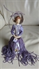 Victorian Style tassel dress doll ornament from Popular Creations.