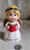 JASCO vintage Angel unscented wax candle from 1981, 5-3/4" tall holiday season display and gifts.