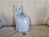 N.S. Gustin Co heavy porcelain Cat bookend freestanding home decor.