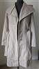 Wool  Blend Coat Women's Calvin Klein Vintage Long Jacket Cream Size 16