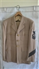 Uniform US Navy Khaki Jacket Vintage Vietnam Era Petty Officer
