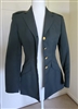 Military Jacket Women's Vintage Polywool Serge AG 344 Fitted Blazer