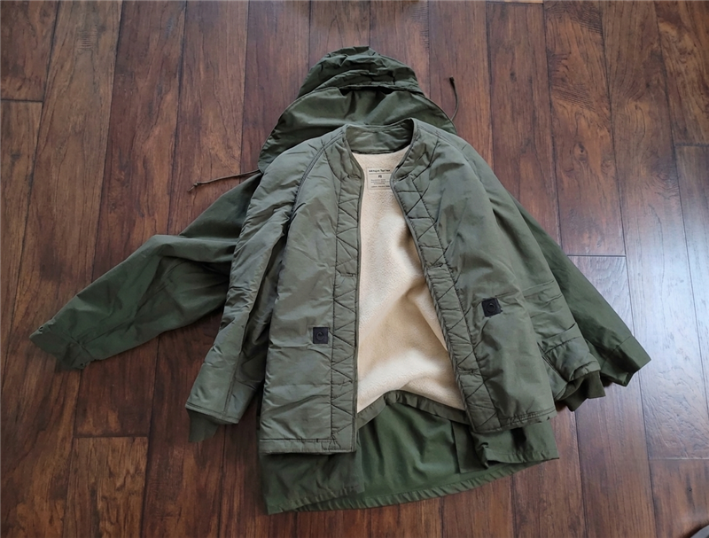 USAF 1966 OG 107 Mens Medium field coat with wool pile liner Broxton Garment Co vintage military jacket