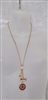 preowned vintage harry potter hogwarts express 3 pendant dangle necklace