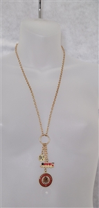 preowned vintage harry potter hogwarts express 3 pendant dangle necklace