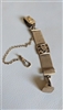 antique hfb victorian wax seal chatelaine watch fob preowned