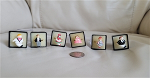 Amazing figures carnival novelty rings colorful tops in various design adjustable size