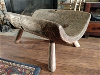 primitive wood bench zig zag oregon reclaimed wood home decor