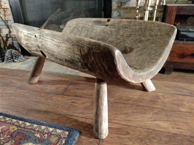 primitive wood bench zig zag oregon reclaimed wood home decor