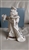 Vintage 1998 Lenox China Jewels Victorian Santa ivory porcelain figurine with gold accents and star