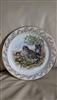 Lenox Nature's Nursery snow leopard collector plate signed by Lynn Chase with gold rim