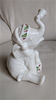 Elegant Holiday Elephant porcelain figure by LENOX