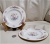 Lenox AVON S-300 floral decor set of 2 elegant porcelain plates.