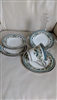 Fair Lady Lenox porcelain teacup saucers plates elegant geometric colorful pattern