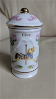 Lenox Carousel Gift ware Clove porcelain spice jar gifts kitchen accessories