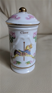 Lenox Carousel Gift ware Clove porcelain spice jar gifts kitchen accessories