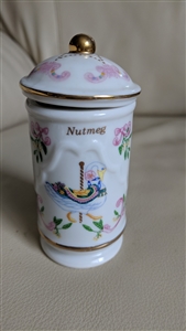 Lenox spice jar Nutmeg porcelain storage kitchen jars collectible porcelain gifts