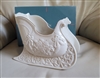 Lenox Winter Bouquet ivory porcelain sleigh centerpiece bowl with 24K gold trim and original box 1993