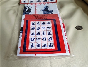 Dutch souvenir Agro Holland tea towel great design