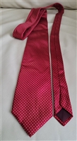 Hickok silk fashionable men wear USA collectible red background in polka dot pattern