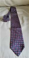 Christian Dior designer men necktie silk elegant solid pattern with geometrical design