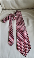 Italian RAPHAEL Milano Italy handmade designer silk necktie in multicolor design
