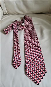 Italian RAPHAEL Milano Italy handmade designer silk necktie in multicolor design