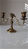 Two candle holder in brass finish and Eagle topper elegant vintage candleholder home decor festive gifts