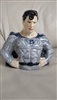 Porcelain B a Superhero piggy bank money bank decor with B logo