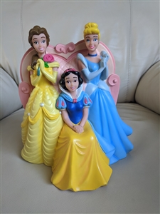 Disney 3 princesses large money bank piggy bank