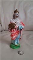 Japanese resin King display Nativity set figure hand painted vintage collectible