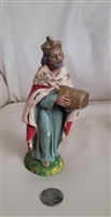 Italian collectible resin King figure colorful figure decor